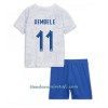 Conjunto (Camiseta+Pantalón Corto) Francia Ousmane Dembele 11 Segunda Equipación Mundial 2022 - Niño